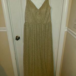 Gold dress